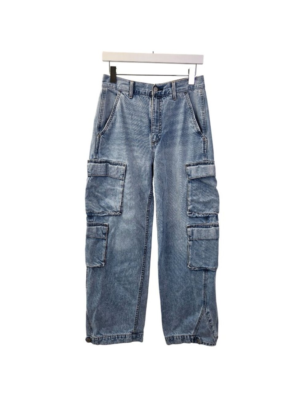 Denim Forum The '90s Millie Hi-rise Cargo Jean Size 27